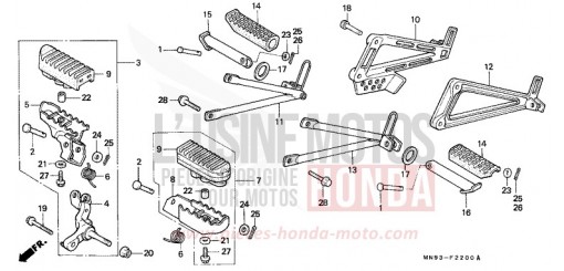 MARCHE NX650L de 1990